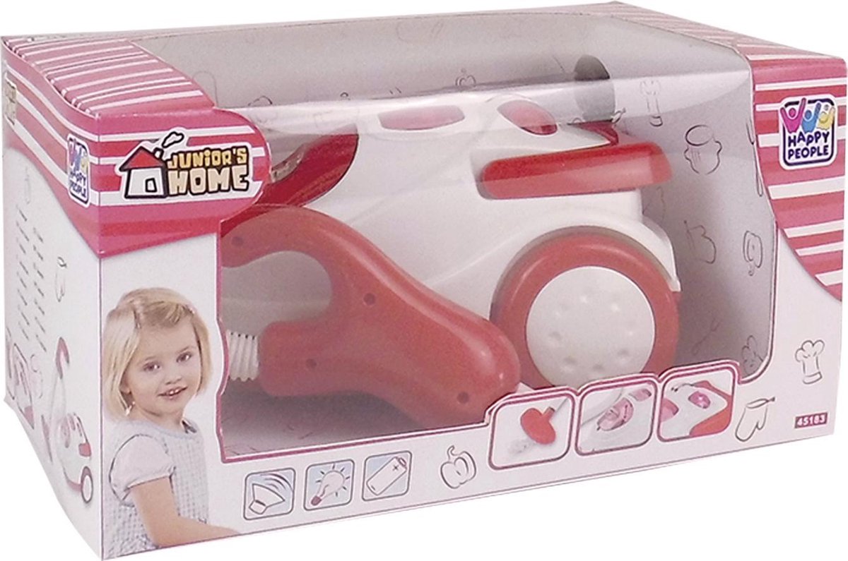 Happy People Stofzuiger met licht en geluid - Rood