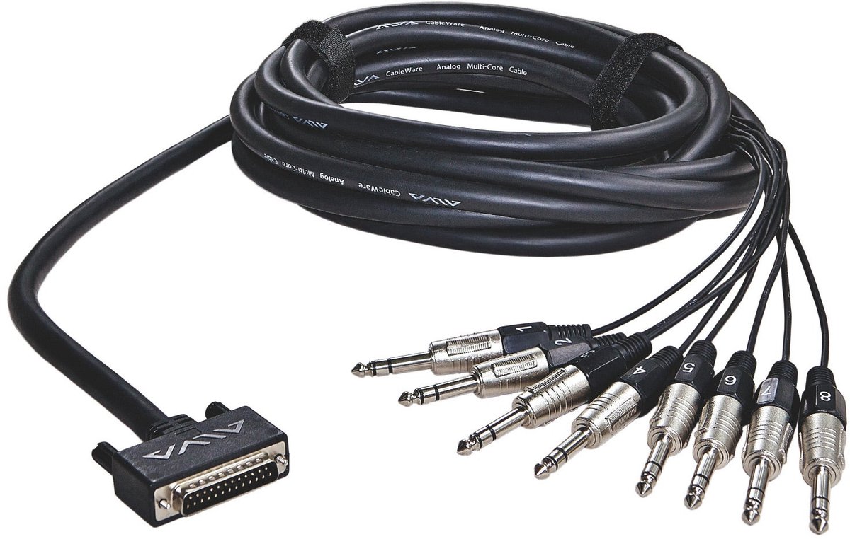 Alva AI25-8T2 Premium Analog Cable: D-sub25 <> 8x TRS multi 2m
