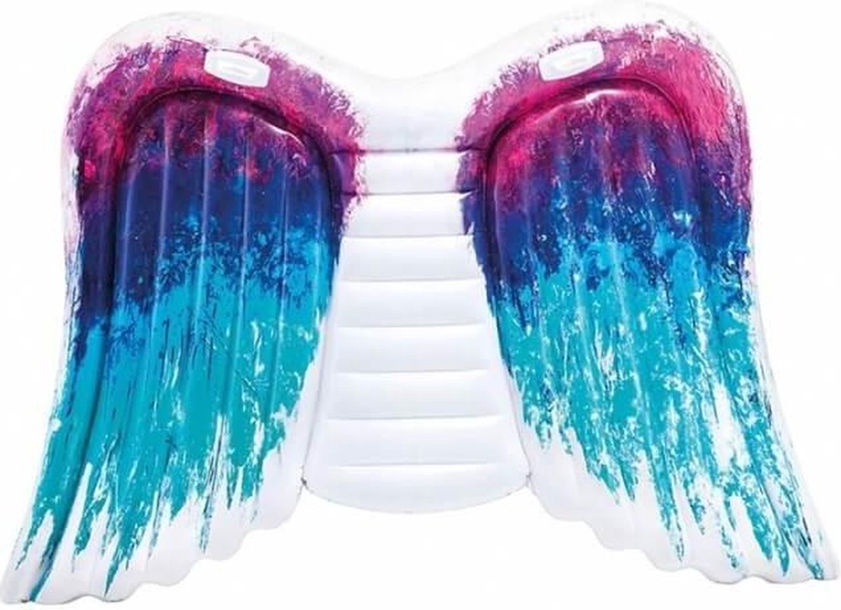 Intex luchtbed Angel Wings 251 x 106 cm multicolor
