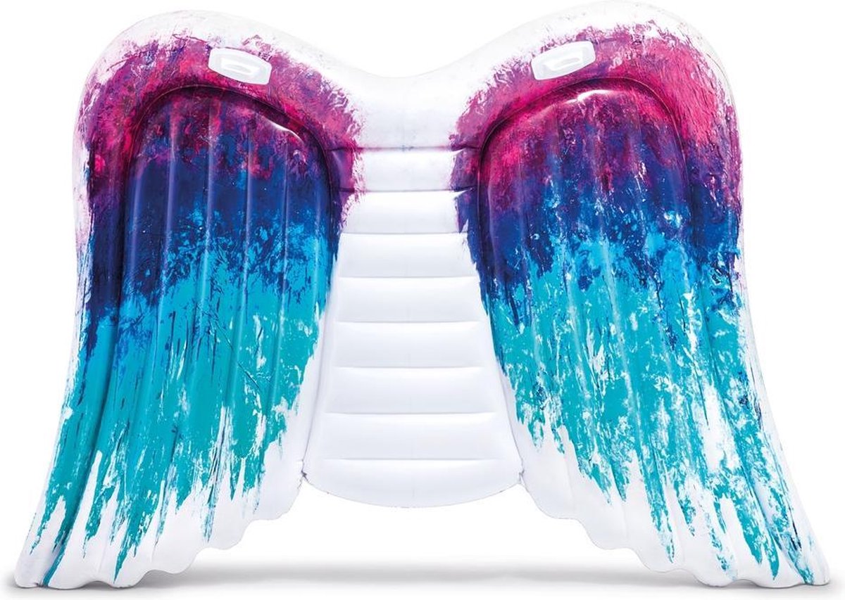 Intex luchtbed Angel Wings 251 x 106 cm multicolor
