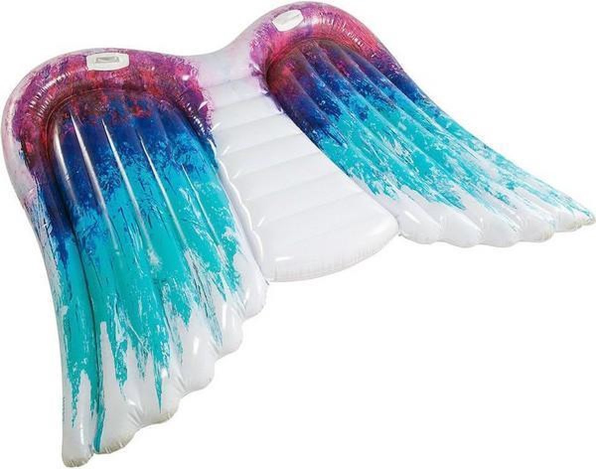 Intex luchtbed Angel Wings 251 x 106 cm multicolor