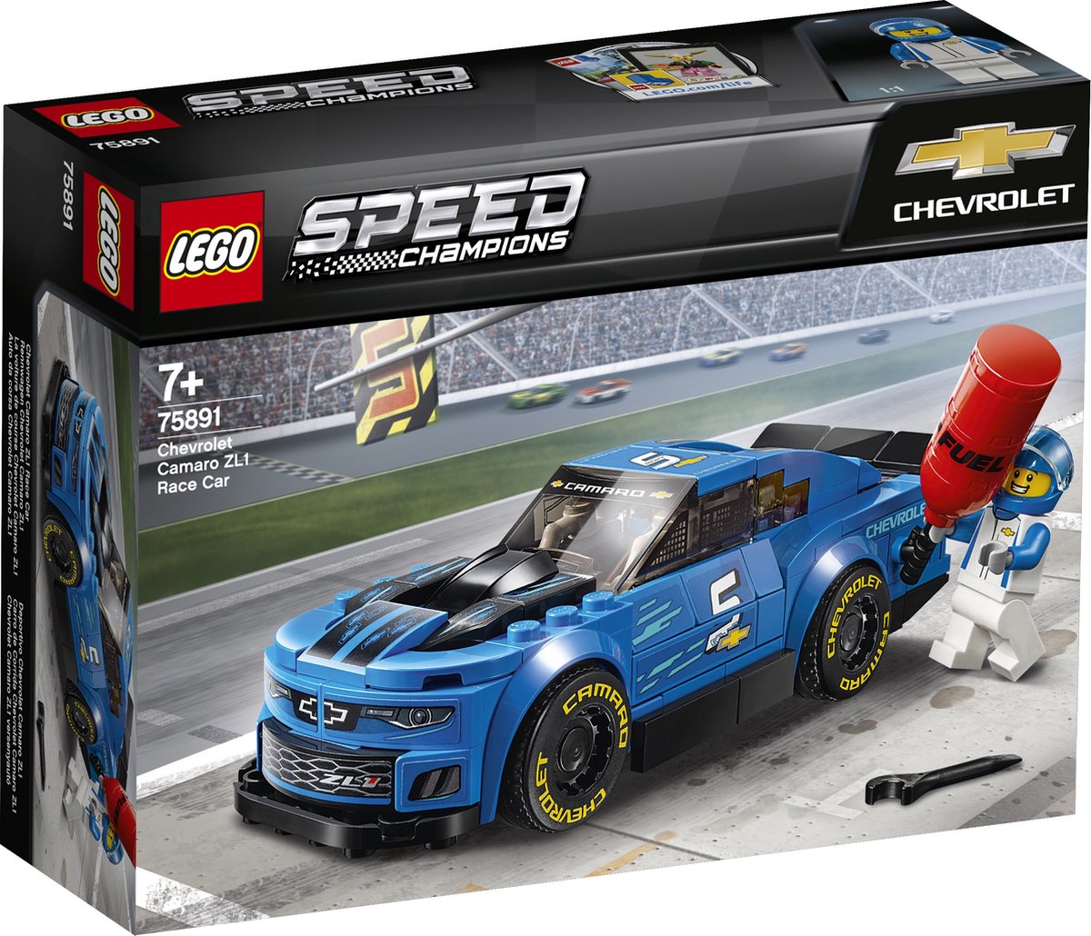 Lego Speed Champions: Chevrolet (75891) - Blauw