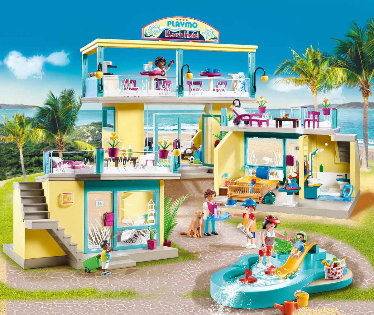 Playmobil Family Fun strandhotel junior 401 delig