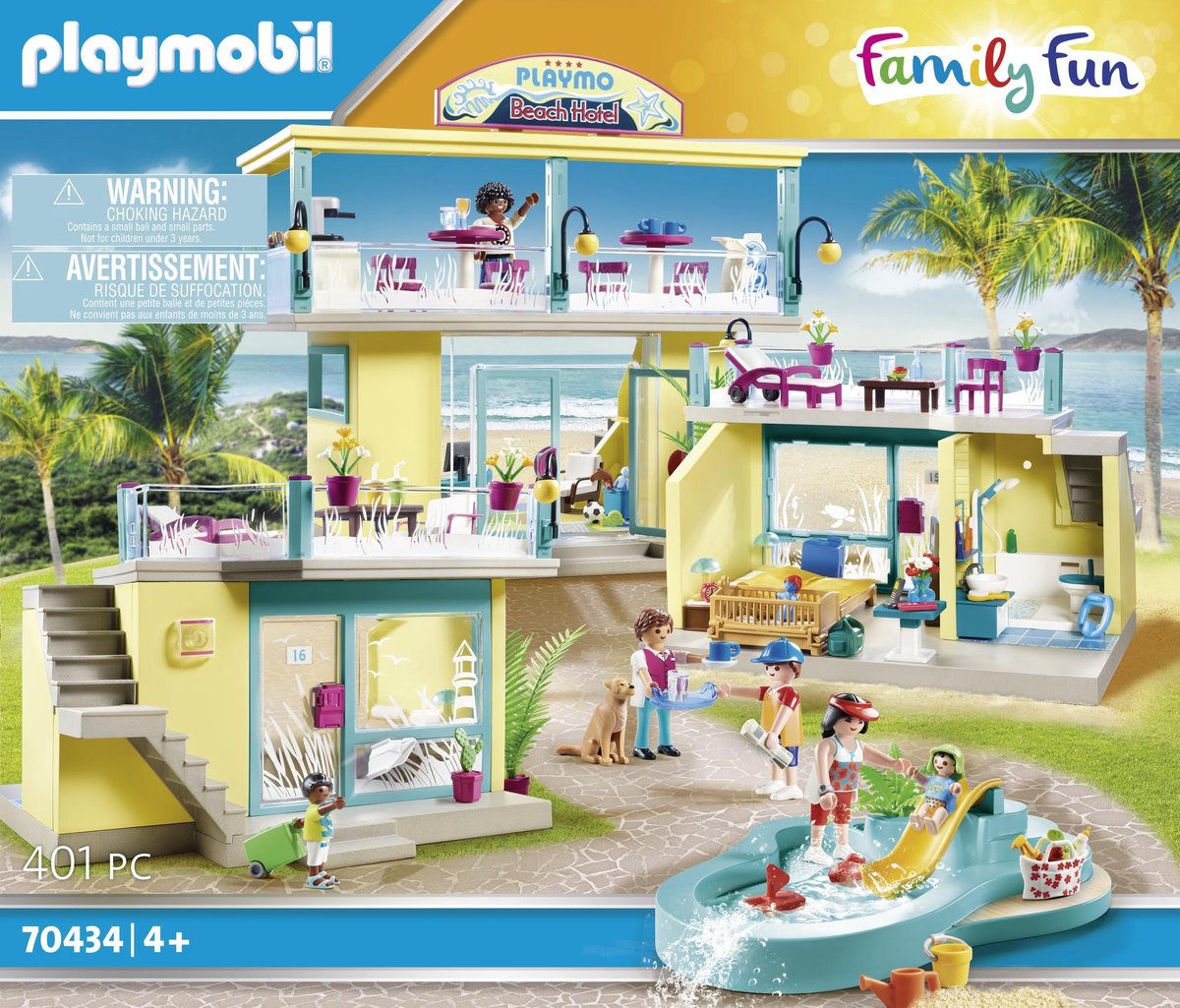 Playmobil Family Fun strandhotel junior 401 delig