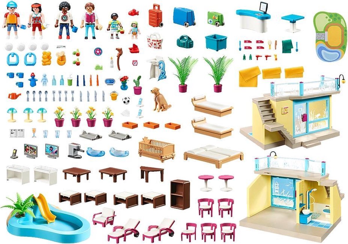 Playmobil Family Fun strandhotel junior 401 delig
