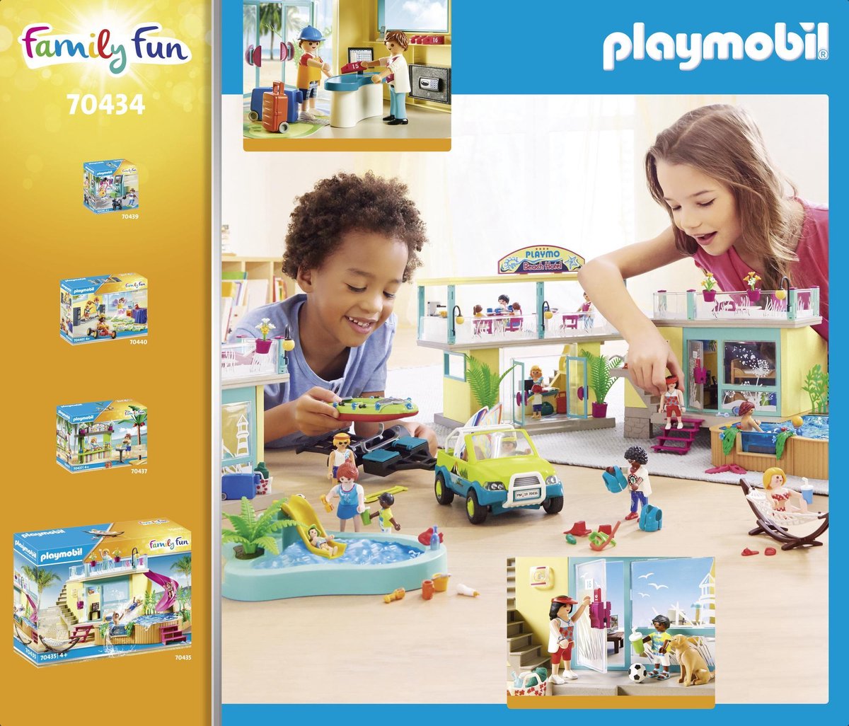 Playmobil Family Fun strandhotel junior 401 delig