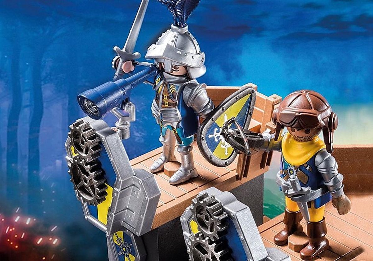 Playmobil Novelmore Katapultfort 74 delig (70391) - Blauw