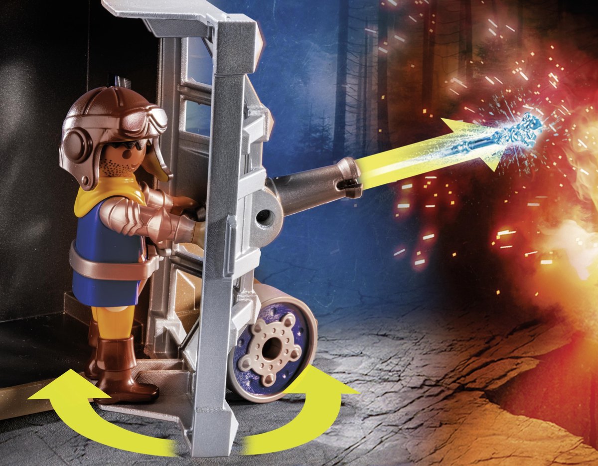 Playmobil Novelmore Katapultfort 74 delig (70391) - Blauw