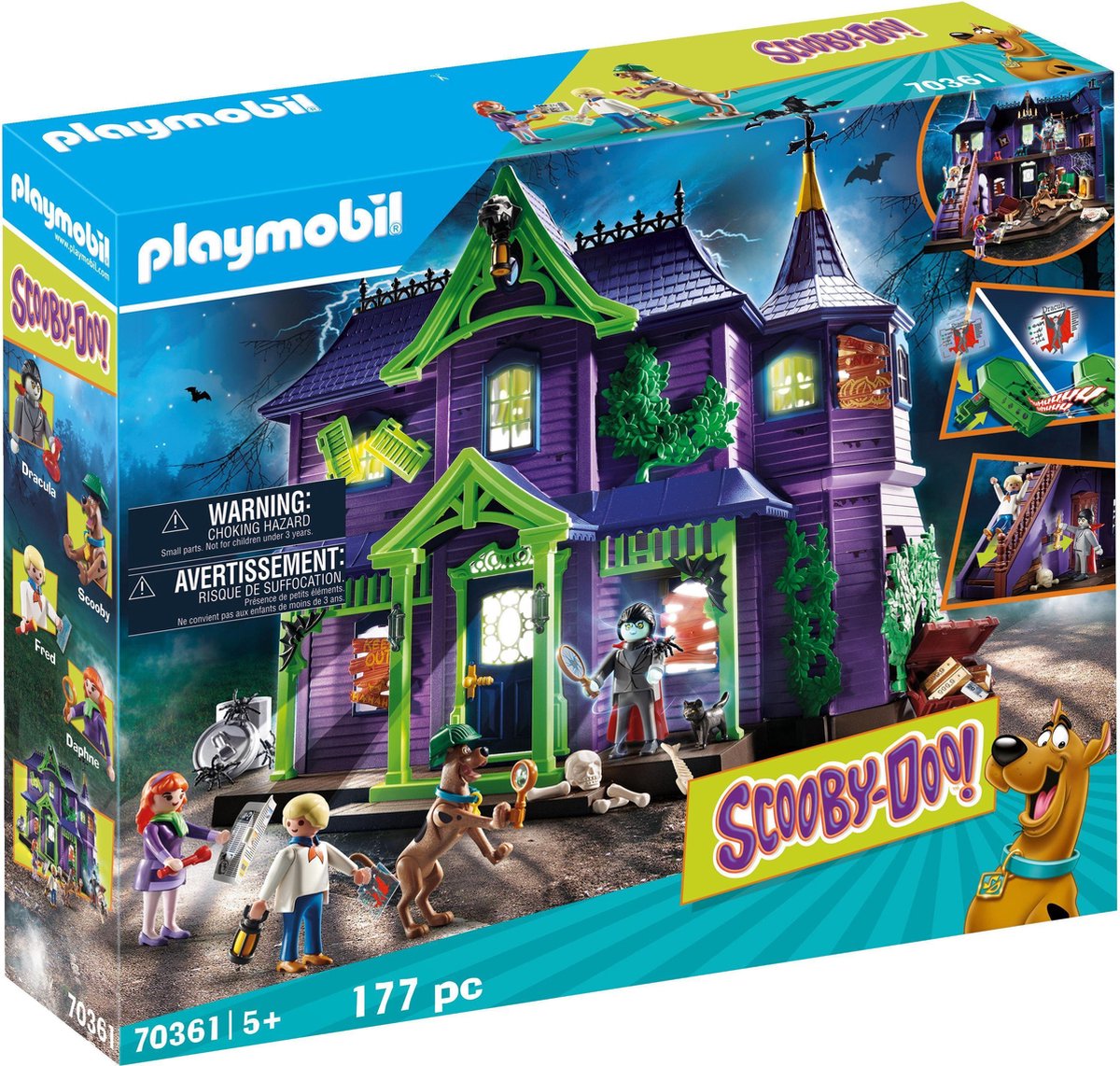 Playmobil Scooby doo Avontuur in Mystery Mansion (70361)