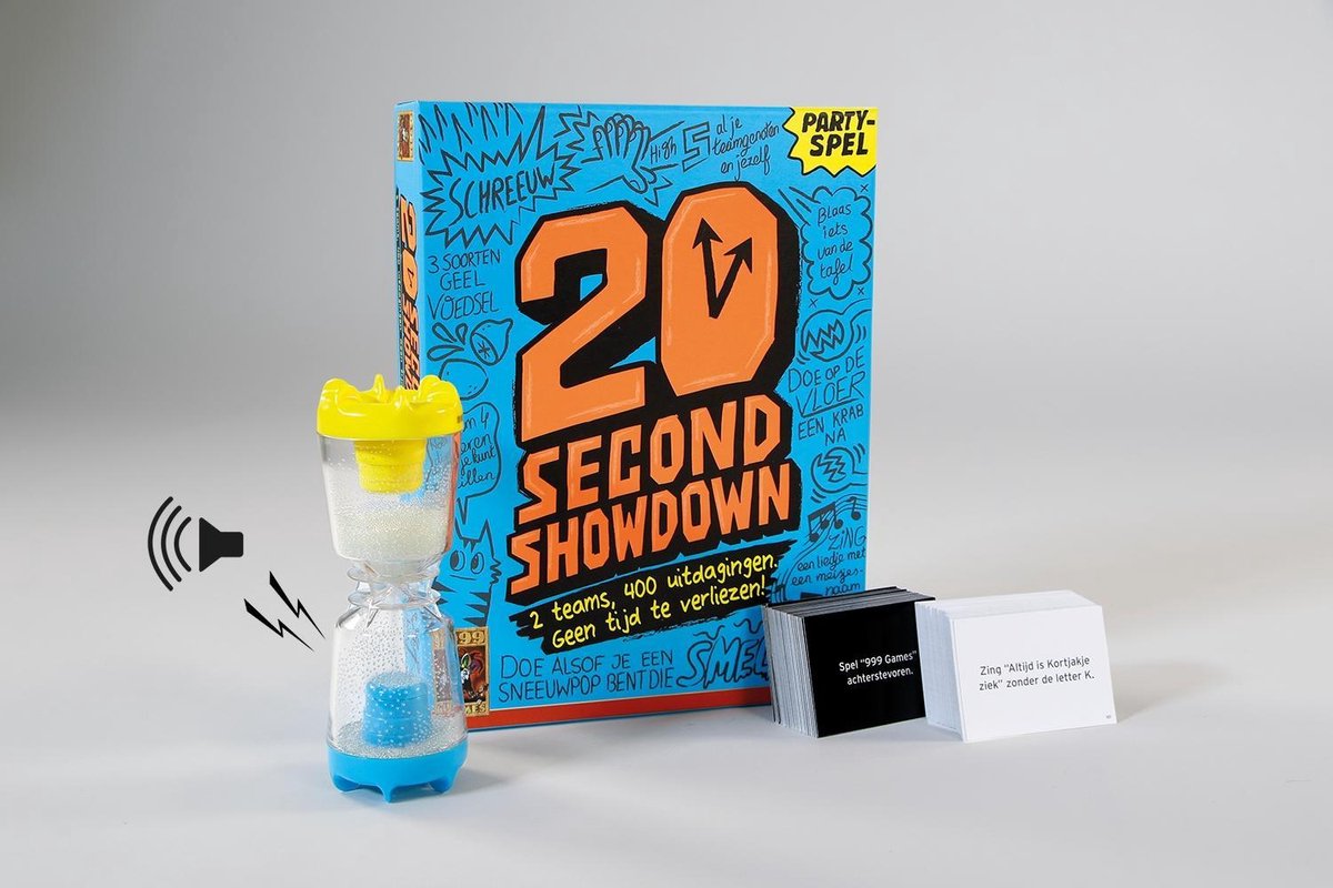 999Games kaartspel 20 Second Showdown - Blauw