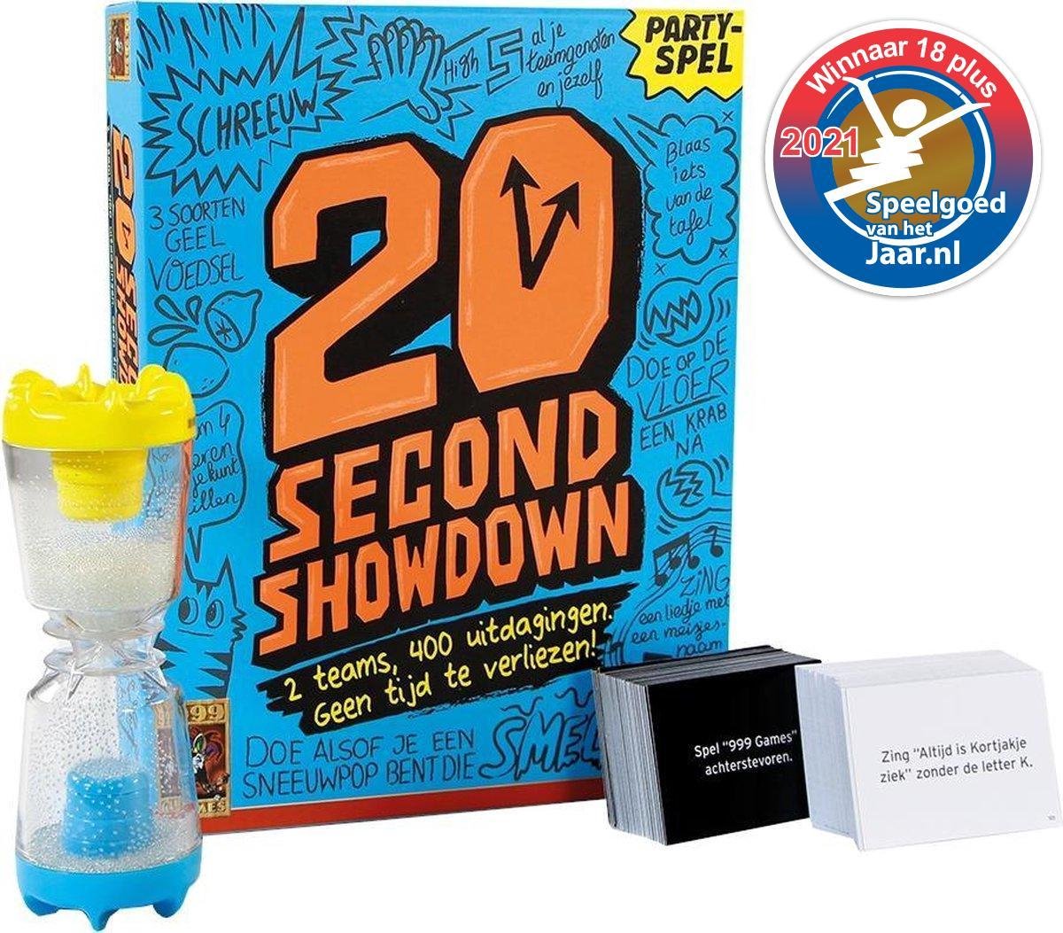 999Games kaartspel 20 Second Showdown - Blauw