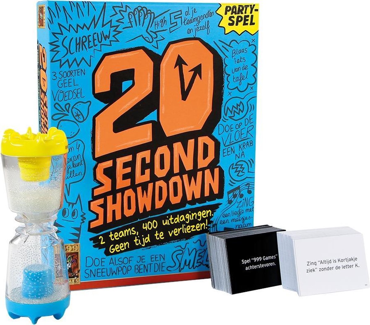 999Games kaartspel 20 Second Showdown - Blauw