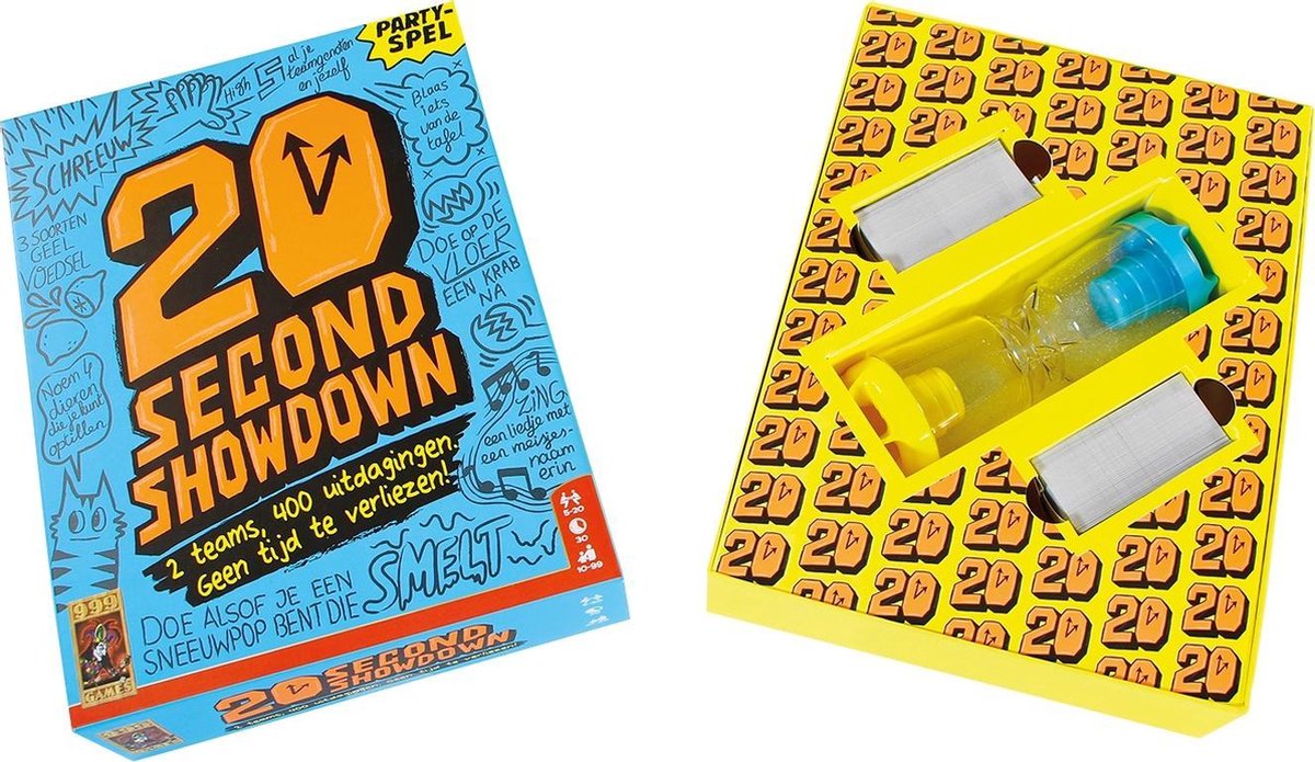 999Games kaartspel 20 Second Showdown - Blauw