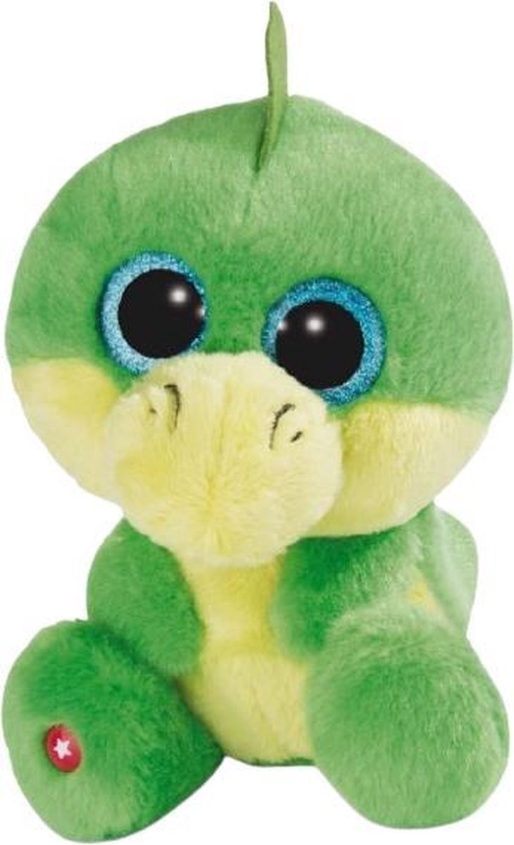 Nici knuffeldraak Glubschis McDamon junior 15 cm pluche - Groen