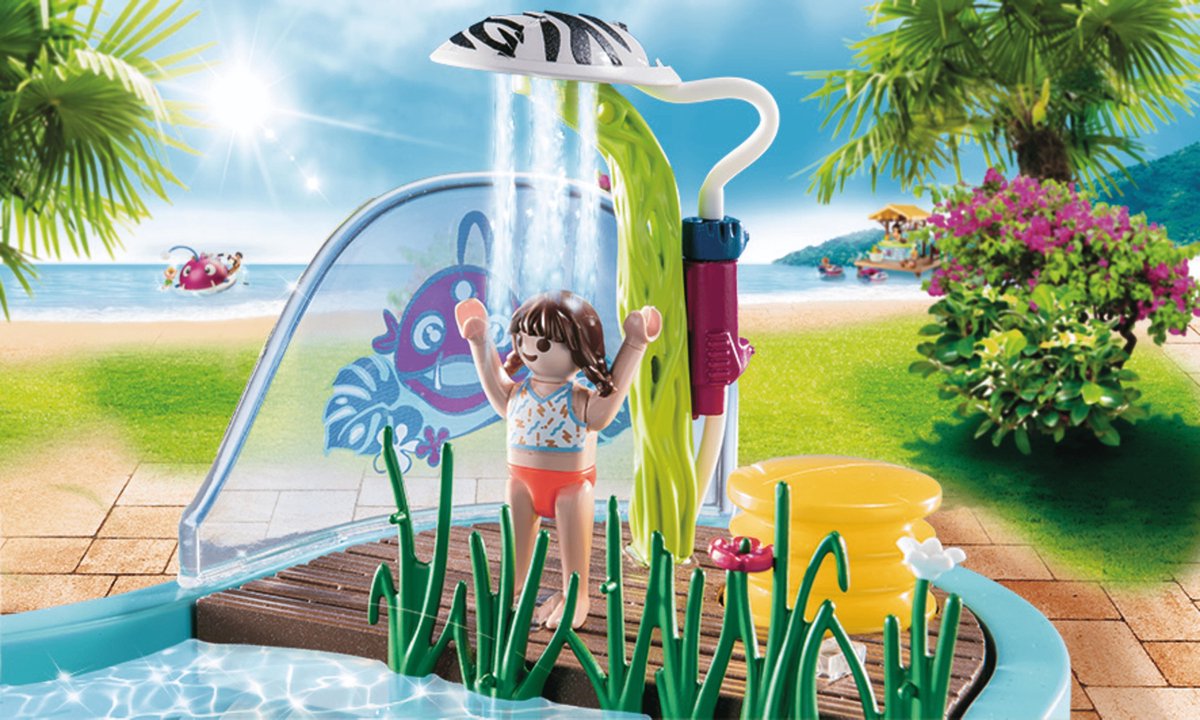 Playmobil Family Fun Leuk zwembad met watersplash (70610)
