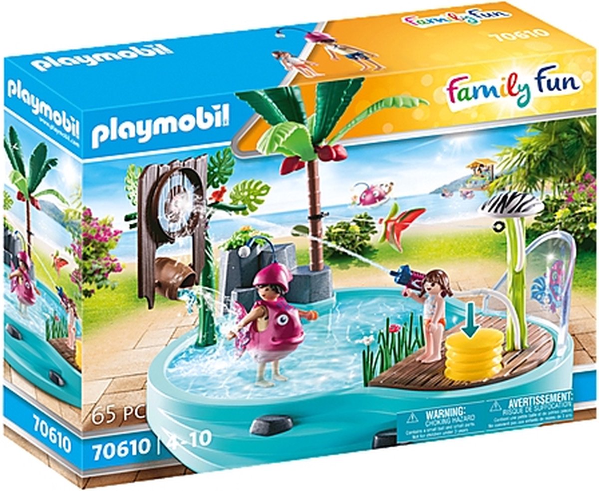 Playmobil Family Fun Leuk zwembad met watersplash (70610)