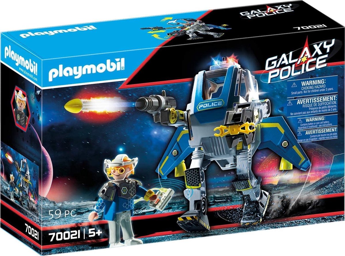 Playmobil Galaxy Police robot jongens 59 delig