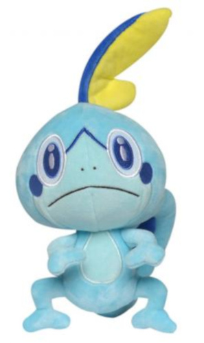 Wicked Cool Toys Pokémon knuffel Sobble junior 20 cm pluche - Blauw