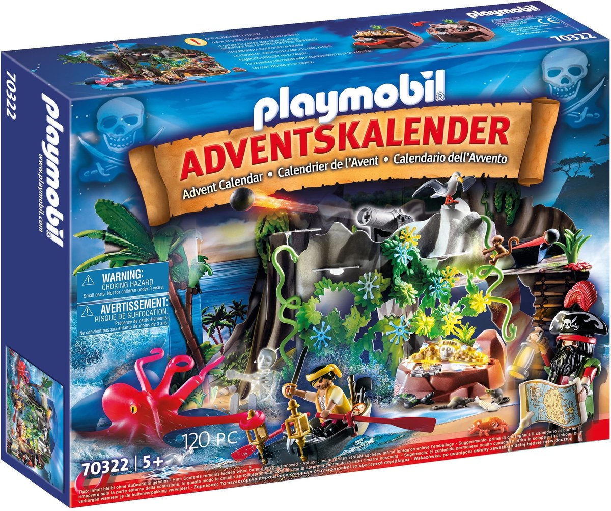 Playmobil Pirates Adventskalendar Schattenjacht (70322)