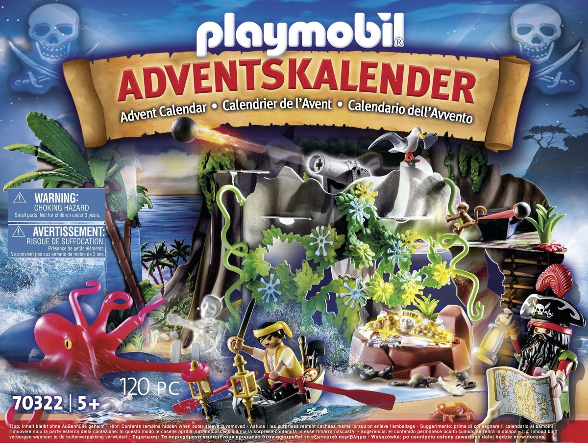 Playmobil Pirates Adventskalendar Schattenjacht (70322)