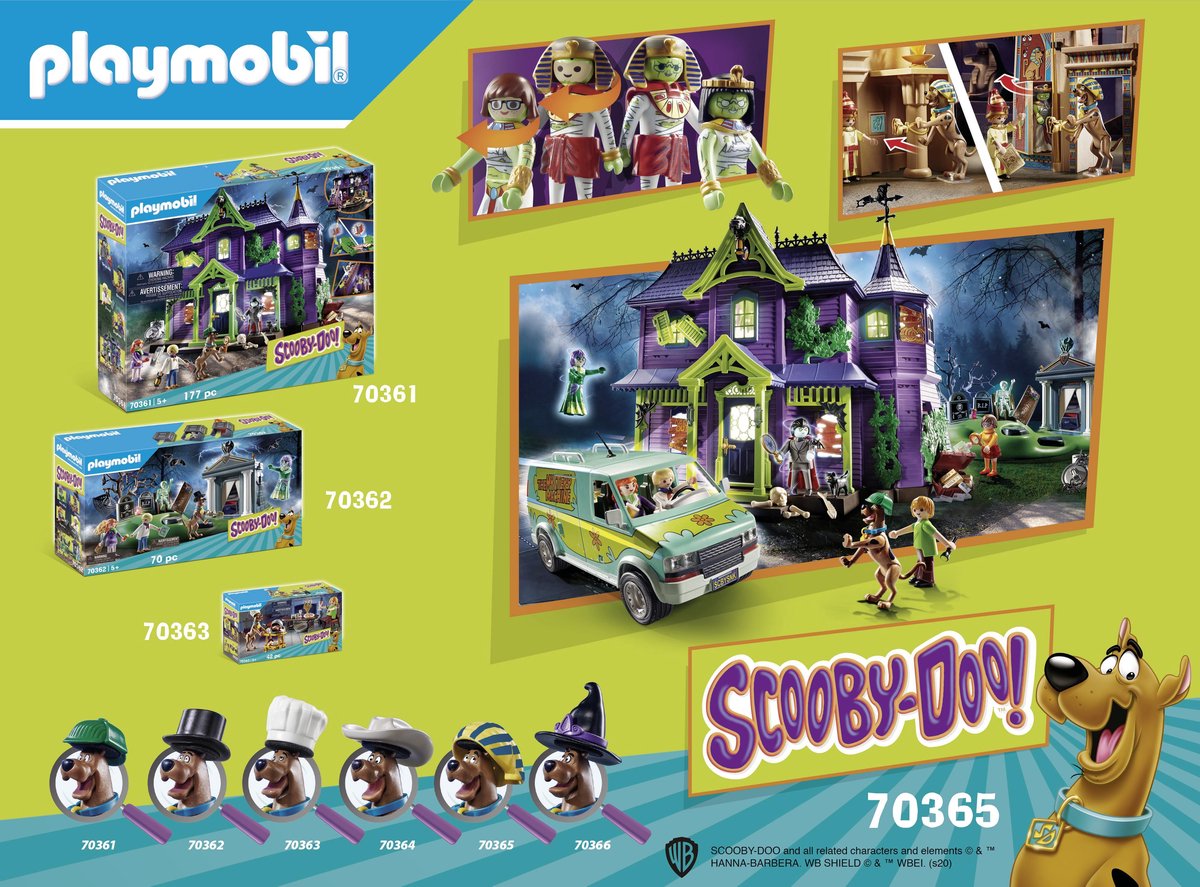 Playmobil Scooby doo In Egypte (70365)