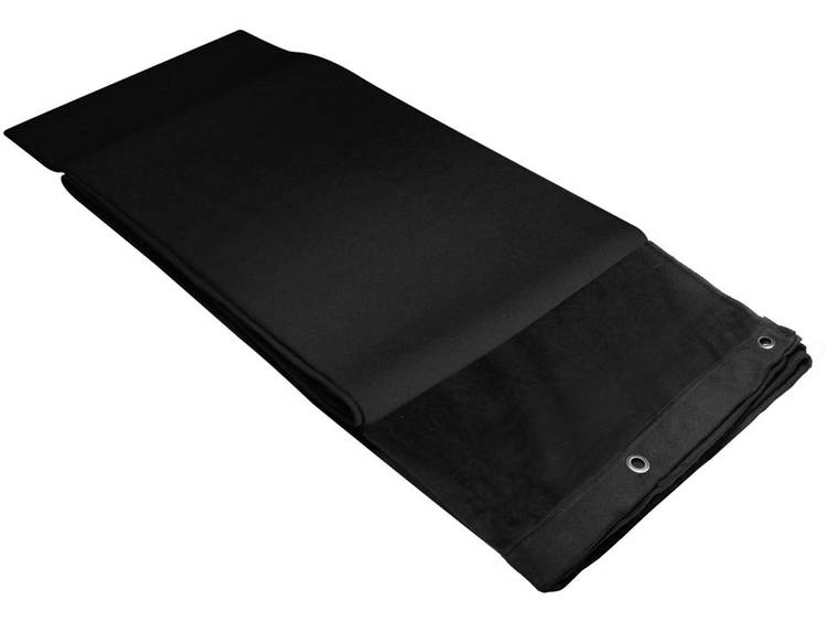 Adam Hall 0151X34 - DECO theaterdoek zwart 3 x 4 meter