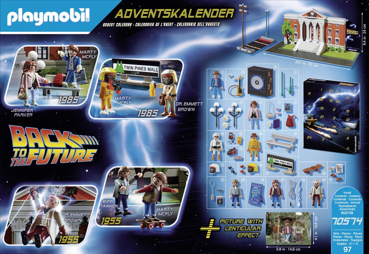 Playmobil Back to the Future: adventskalender (70574) junior