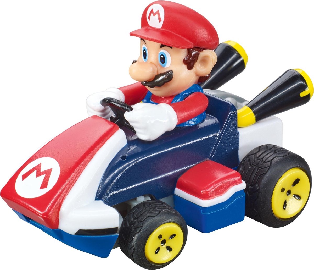 Carrera Mario Kart mini RC 2,4GHz 7 x 4,5 cm 11 delig - Rood