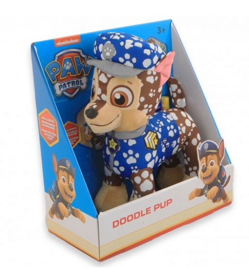 Jonotoys knuffel paw patrol Chase junior 23 cm pluche - Blauw