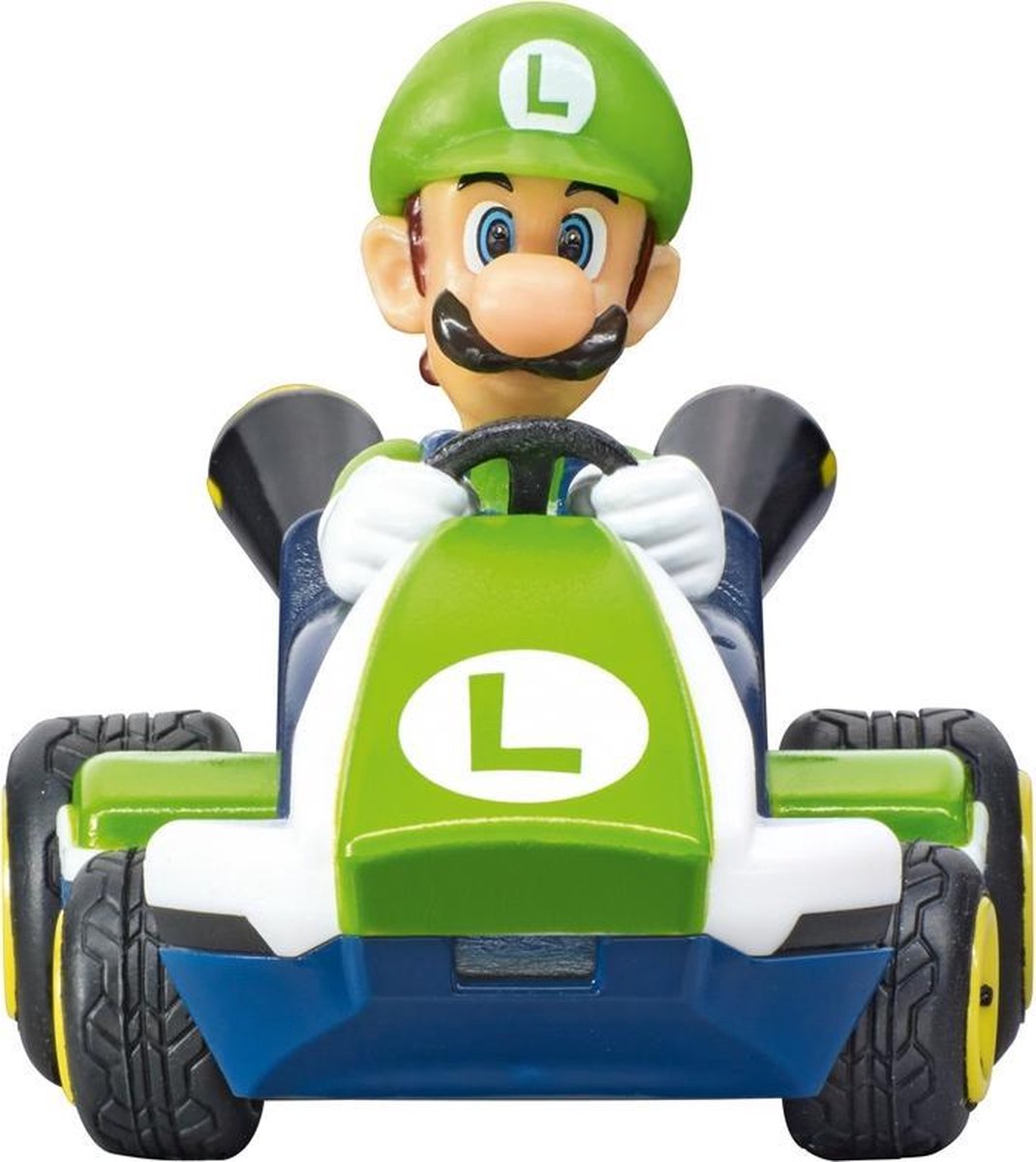 Carrera Mario Kart mini RC Luigi 2,4GHz 7 x 4,5 cm 11 delig - Groen