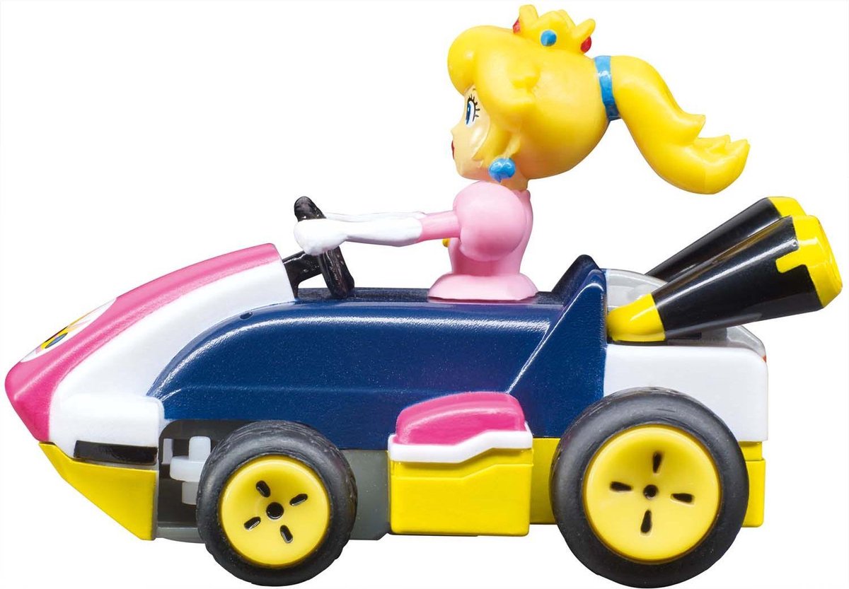 Carrera Mario Kart mini RC Peach 2,4GHz 7 x 4,5 cm 11 delig - Roze