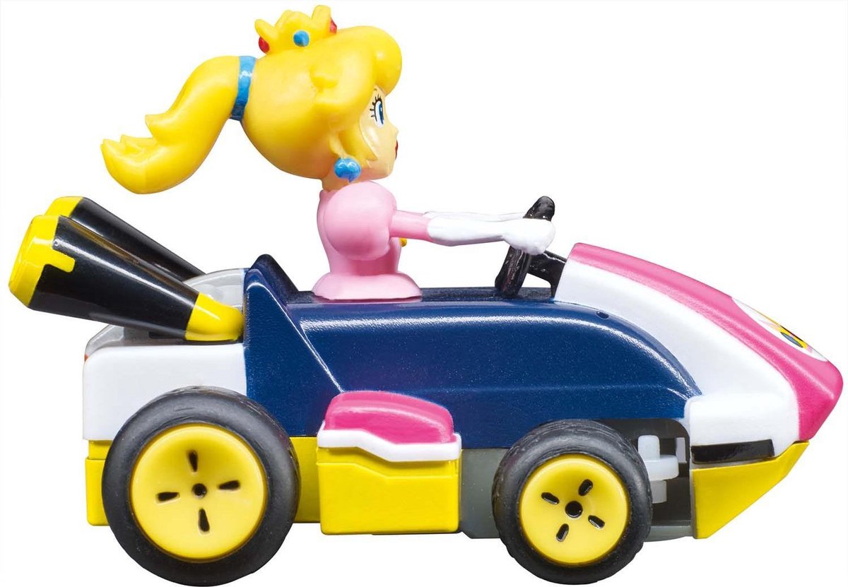 Carrera Mario Kart mini RC Peach 2,4GHz 7 x 4,5 cm 11 delig - Roze