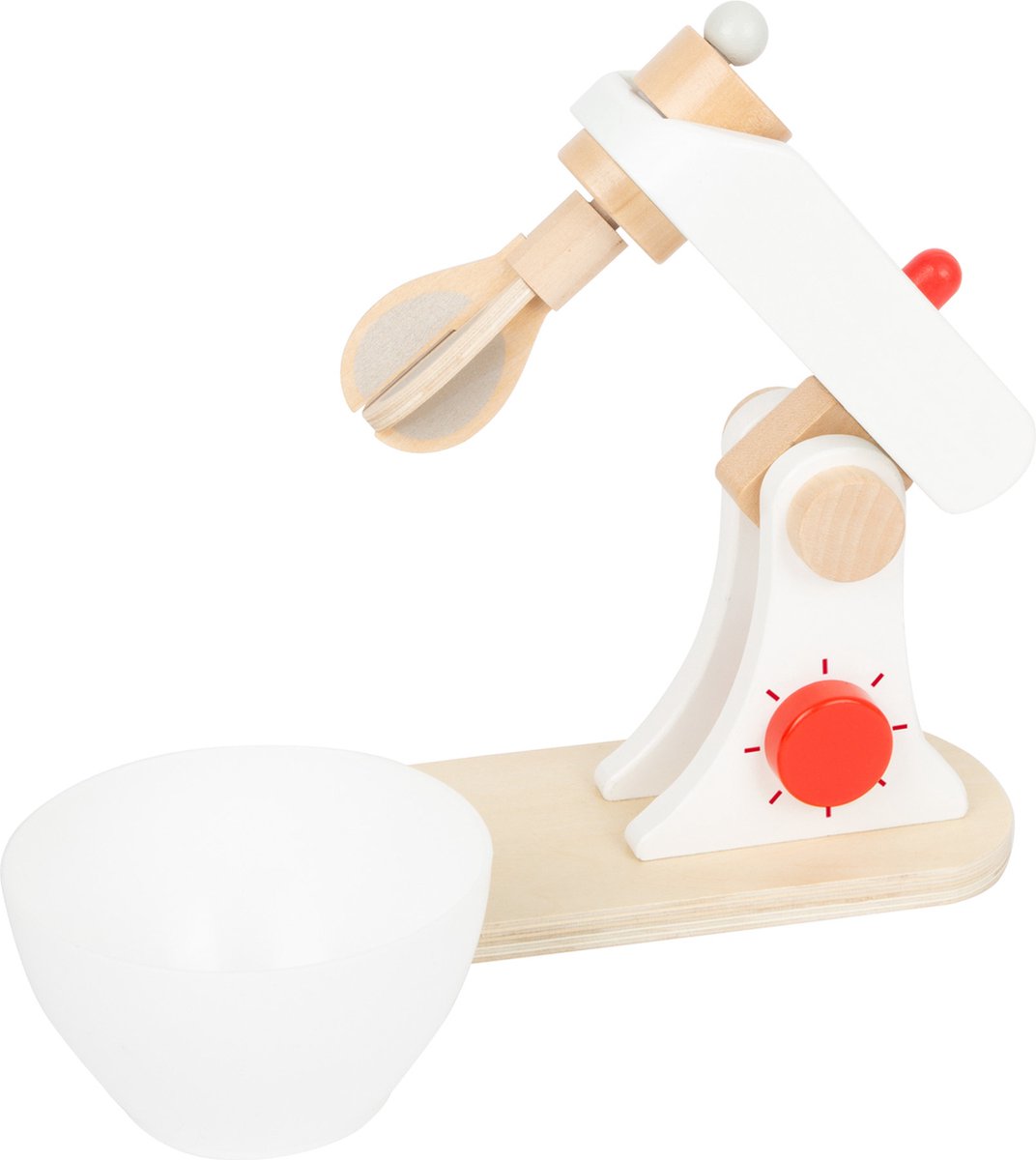 Small Foot keukenapparatuur junior hout wit//naturel 8 delig - Rood