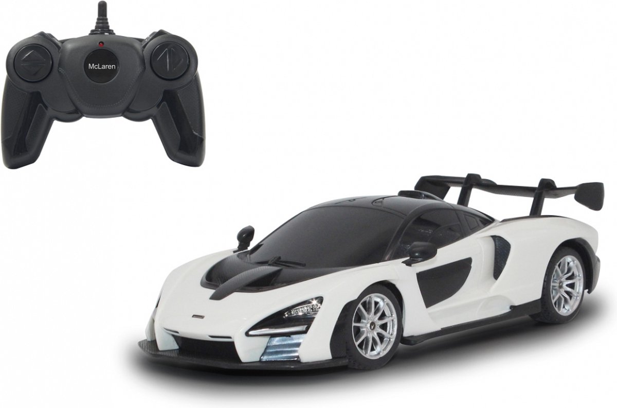 Jamara RC auto McLaren Senna 19,8 cm 1:24/zwart 2 delig - Wit