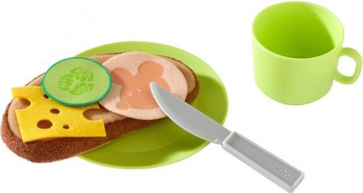 HABA servies Ontbijtset Start van de dag junior 12 cm - Groen