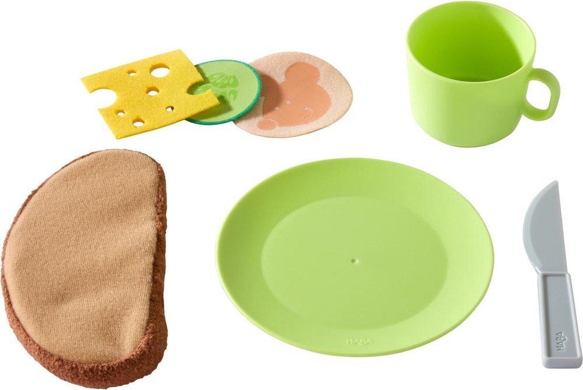 HABA servies Ontbijtset Start van de dag junior 12 cm - Groen