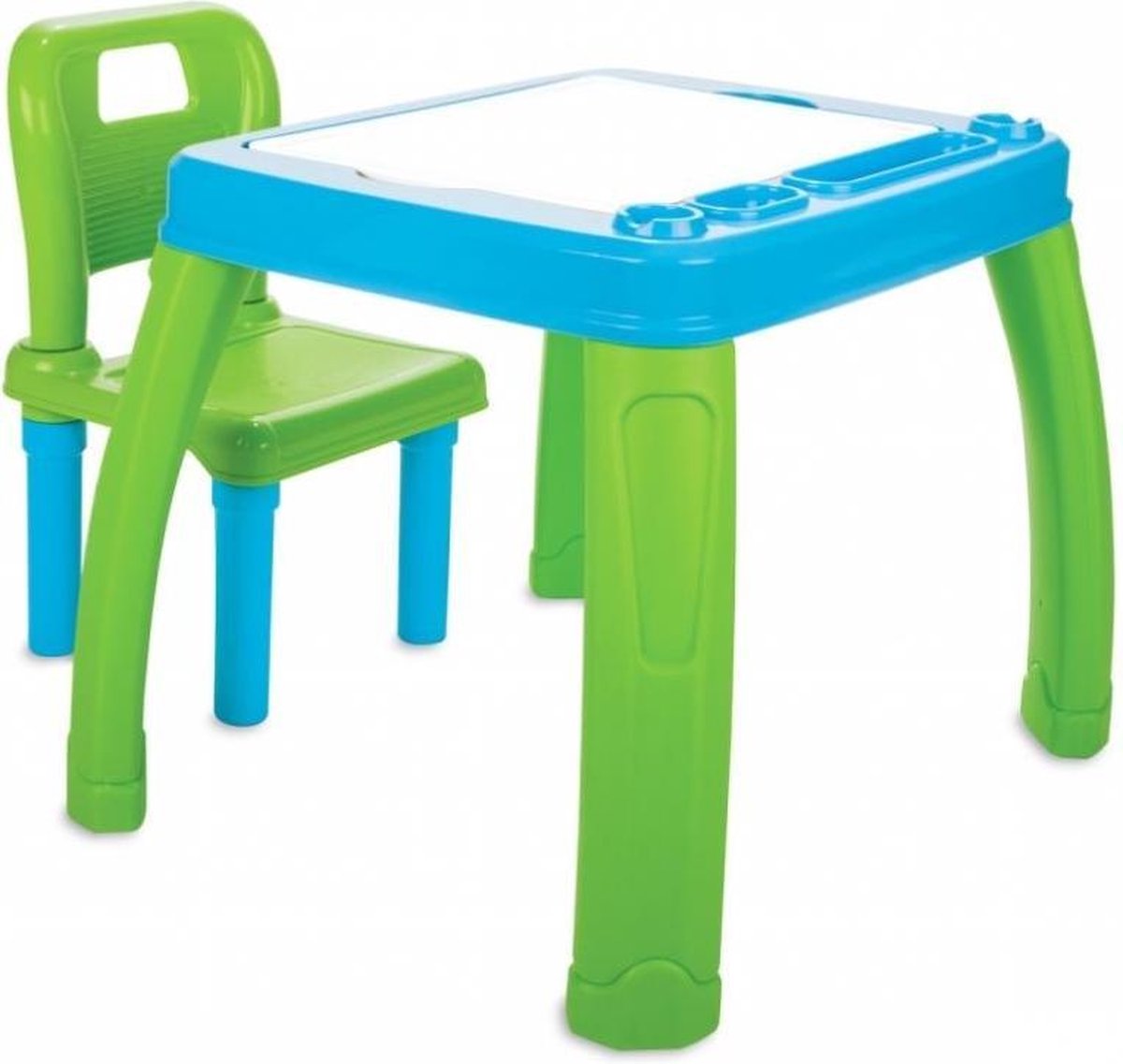 Jamara tafelset Lets Study 69,5 x 56,5 cm/groen 2 delig - Blauw