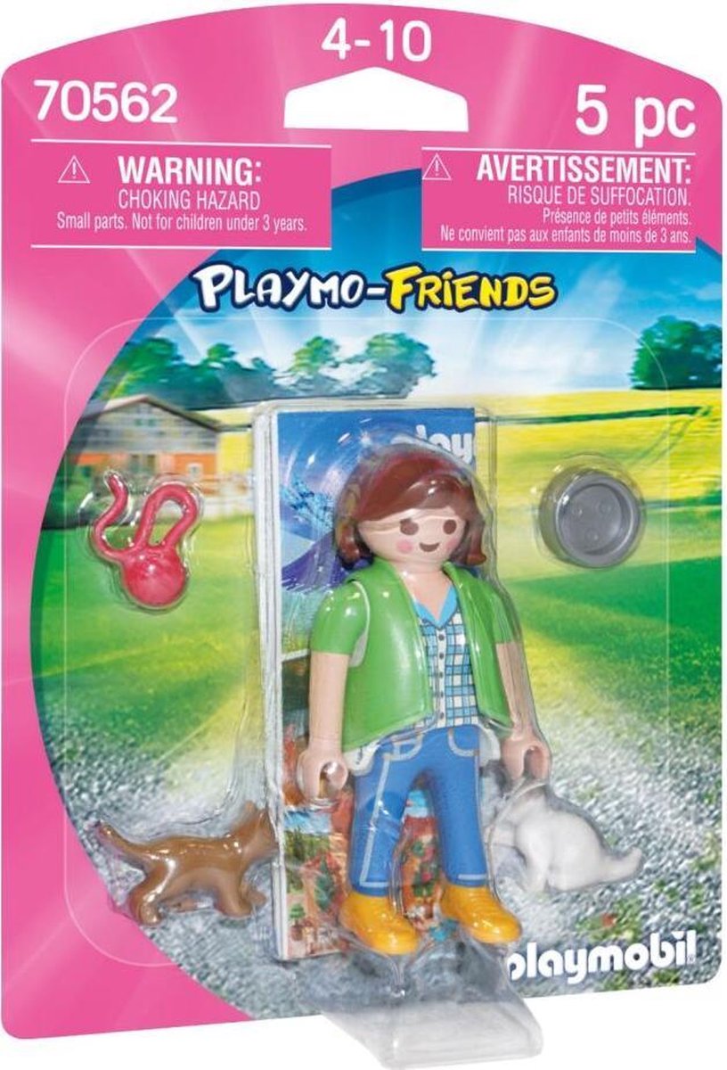 Playmobil Playmo Friends Meisje met kittens (70562)