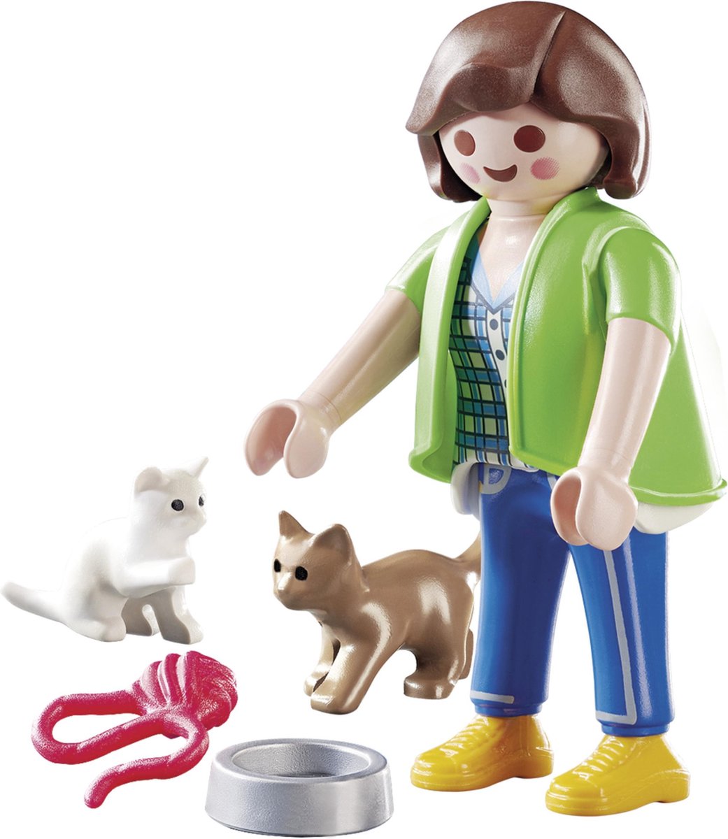 Playmobil Playmo Friends Meisje met kittens (70562)