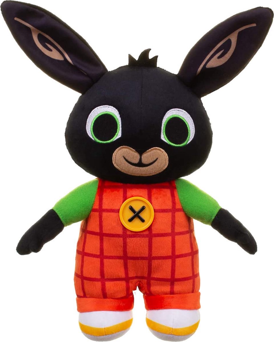 Top1Toys Bing knuffelkonijn interactief 20 x 30 cm pluche - Bruin