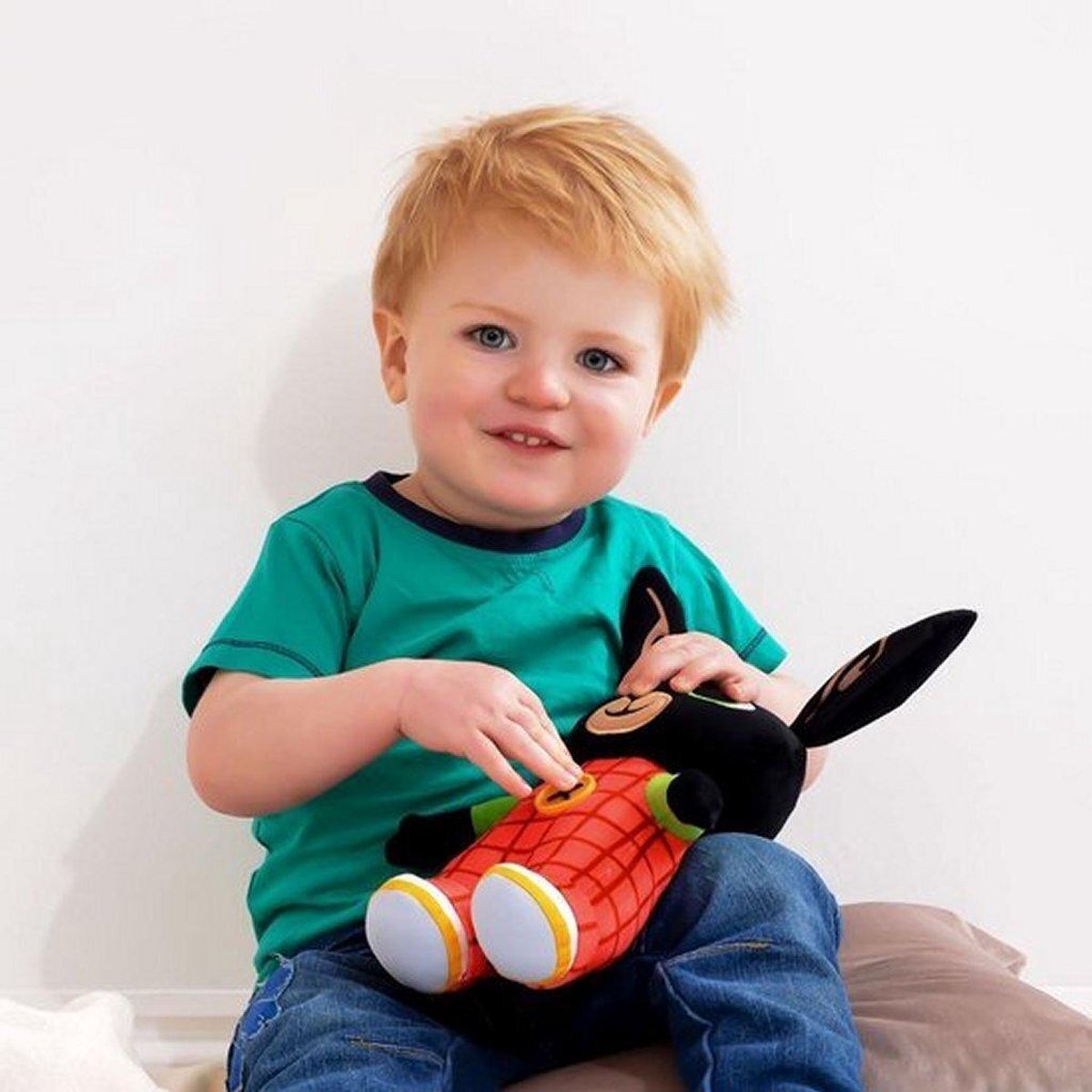 Top1Toys Bing knuffelkonijn interactief 20 x 30 cm pluche - Bruin