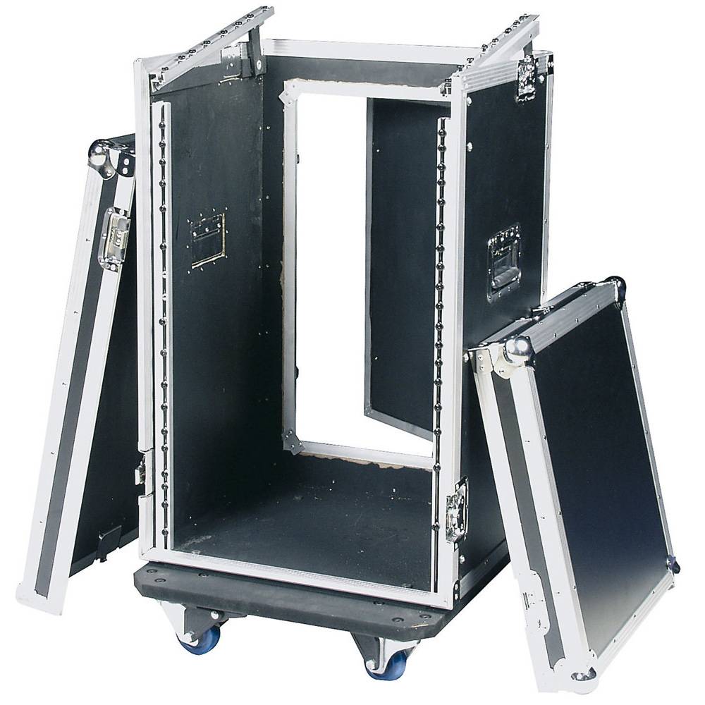 DAP RCA-DD16TOP combi flightcase 16U + 10U