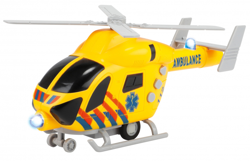 Toi-Toys Toi Toys hulphelikopter Rescue junior 22,5 x 10 cm - Geel