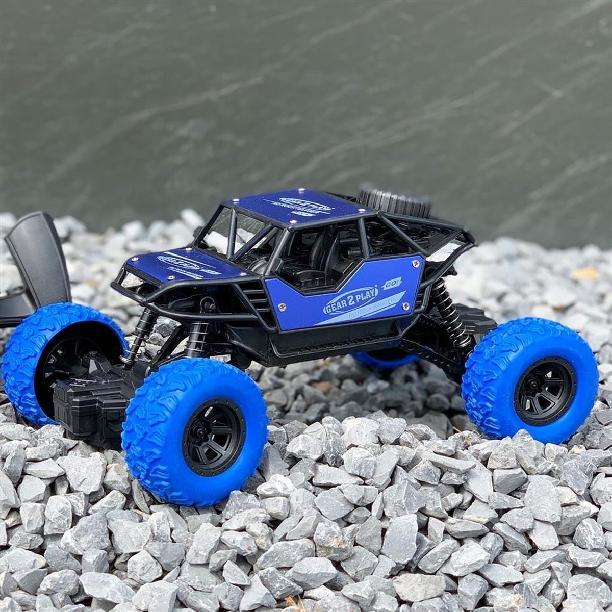 Silverlit Gear2play monstertruck RC Rock Ranger junior 21 x 10 cm - Blauw
