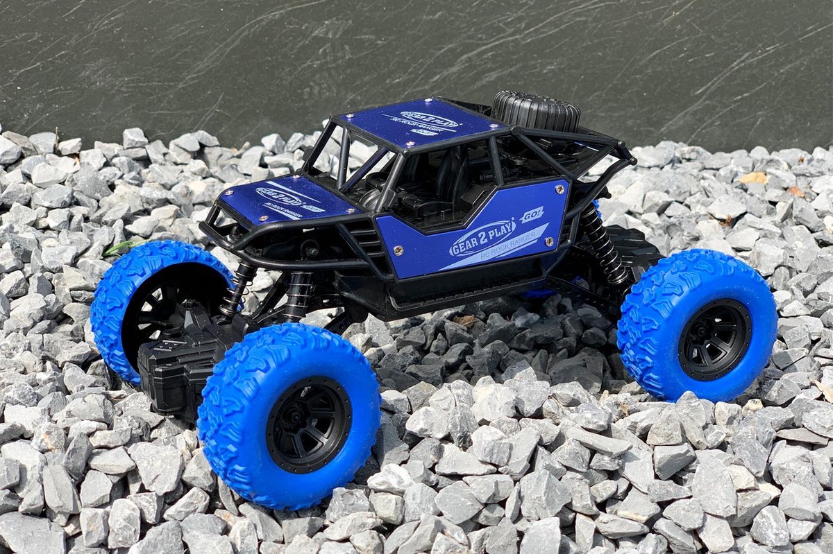 Silverlit Gear2play monstertruck RC Rock Ranger junior 21 x 10 cm - Blauw