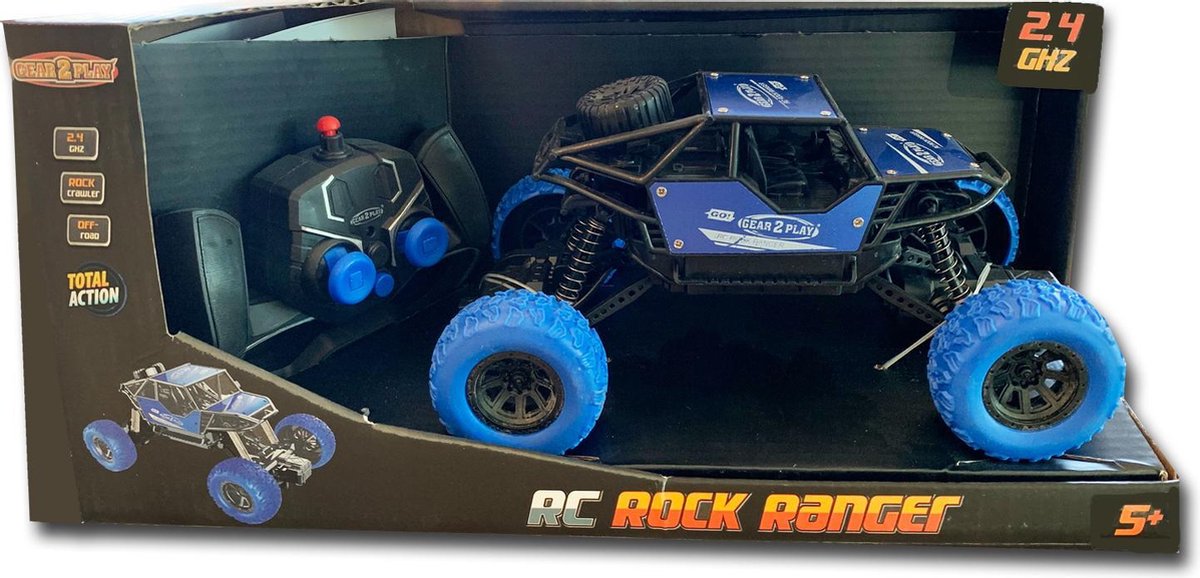 Silverlit Gear2play monstertruck RC Rock Ranger junior 21 x 10 cm - Blauw
