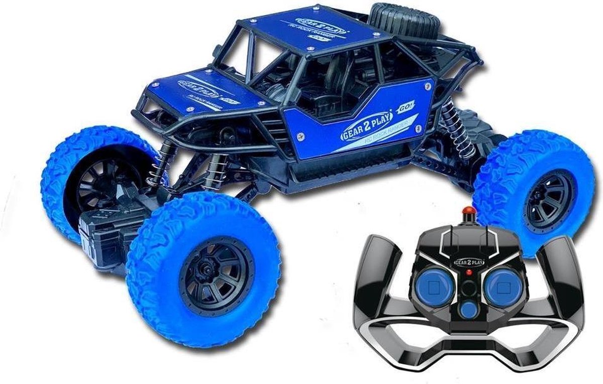 Silverlit Gear2play monstertruck RC Rock Ranger junior 21 x 10 cm - Blauw