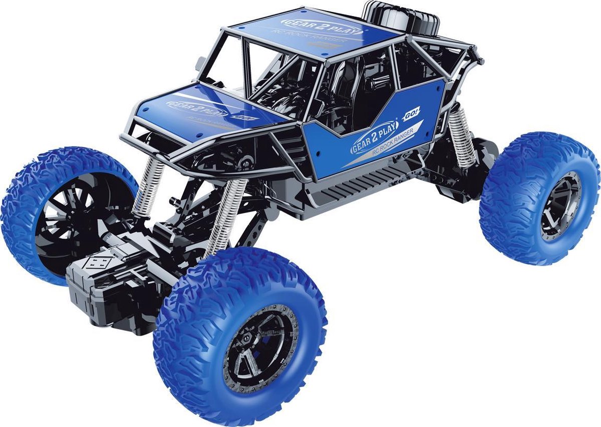 Silverlit Gear2play monstertruck RC Rock Ranger junior 21 x 10 cm - Blauw