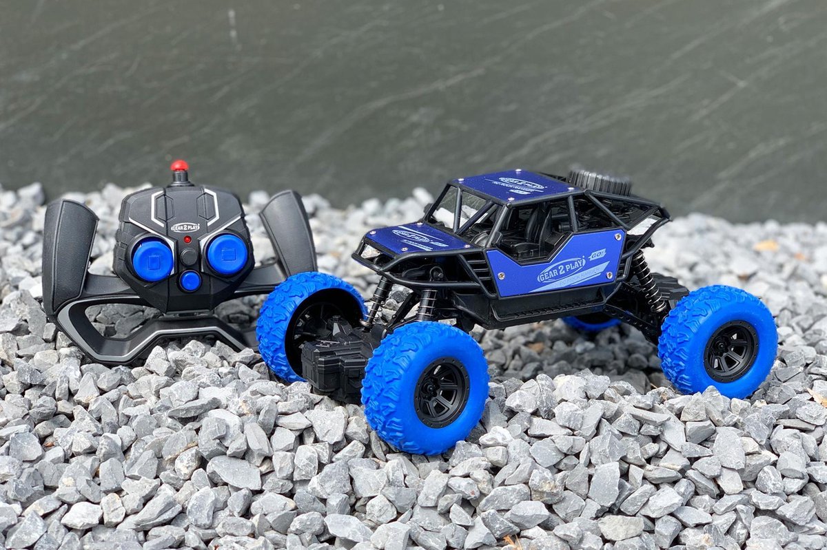 Silverlit Gear2play monstertruck RC Rock Ranger junior 21 x 10 cm - Blauw