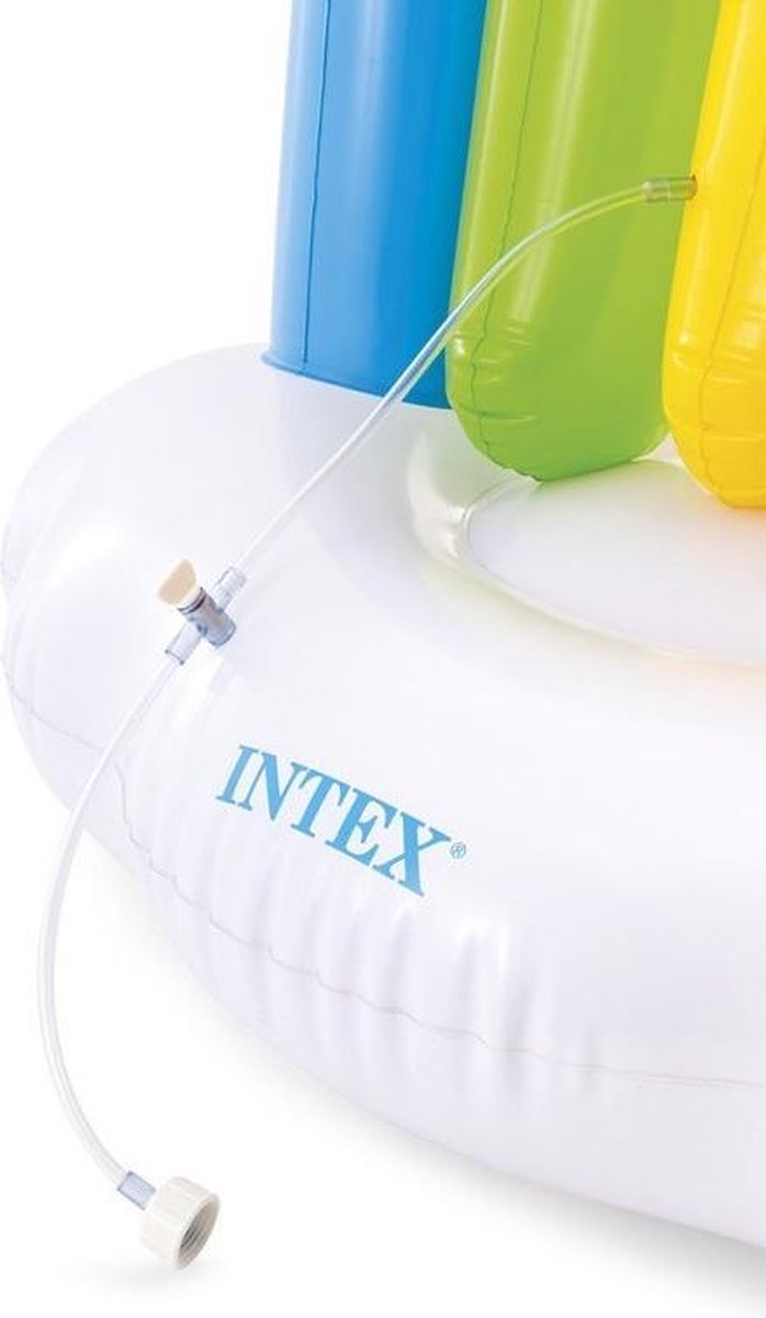 Intex opblaas Regenboog XXL 300 x 180 cm pvc